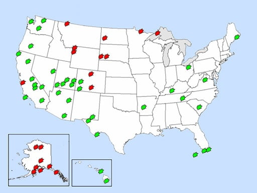 list of national parks in usa map List Of National Parks In The United States 2020 list of national parks in usa map