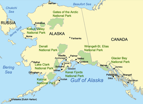 Alaska National Parks List