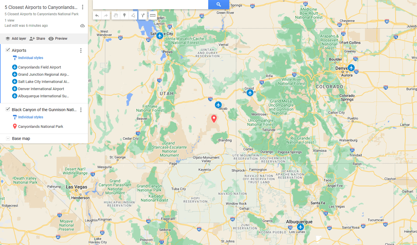 5 Closest Airports to Canyonlands National Park
