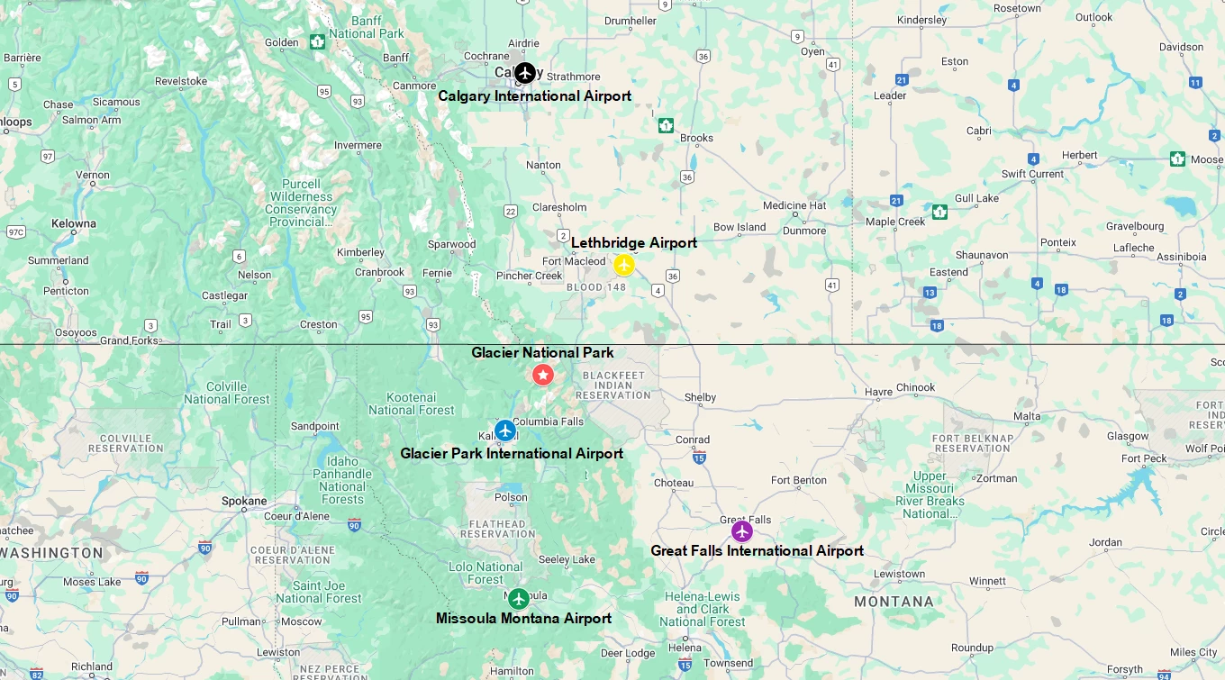 The 5 Closest Airports to Glacier National Park 1 The 5 Closest Airports to Glacier National Park