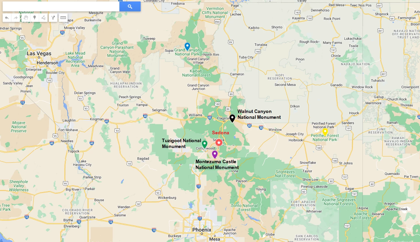 List of National Parks near Sedona, AZ 1 List of National Parks near Sedona AZ