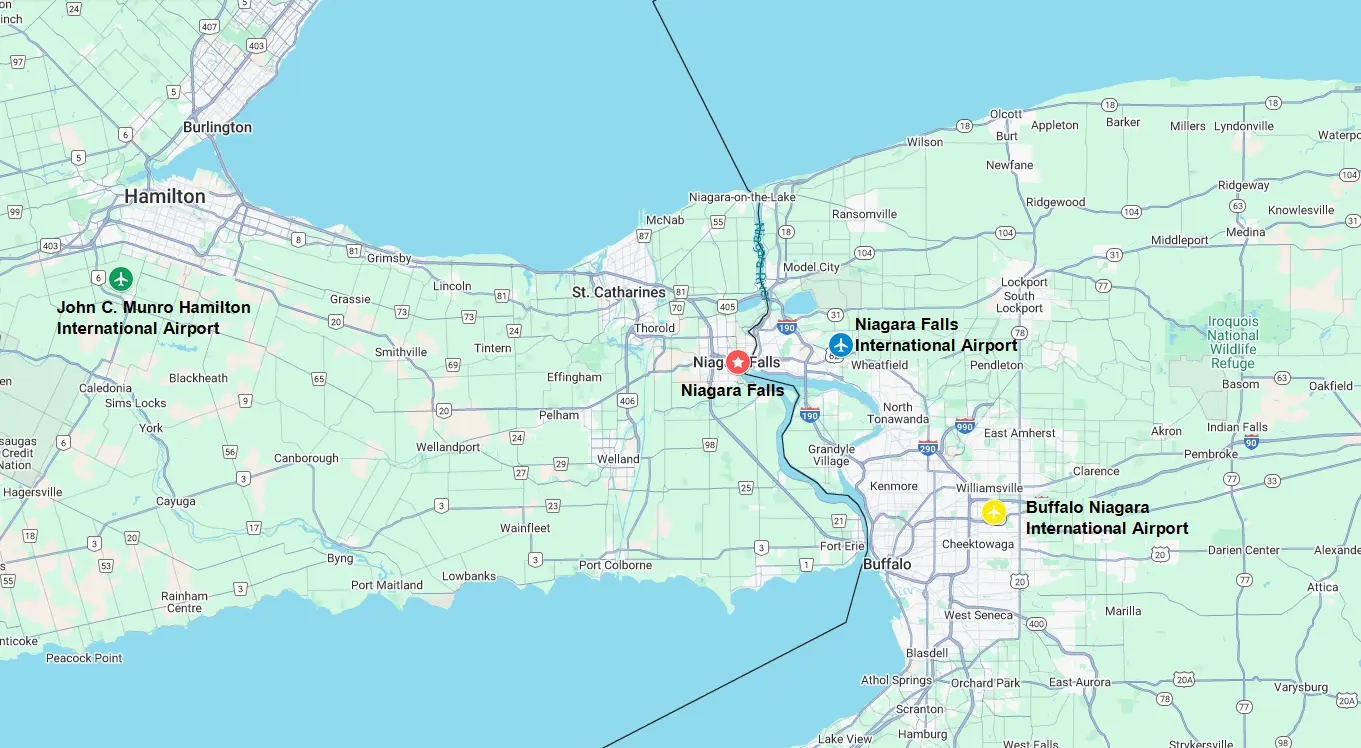 The 3 Closest Airports to Niagara Falls, Canada 1 The 3 Closest Airports to Niagara Falls Canada