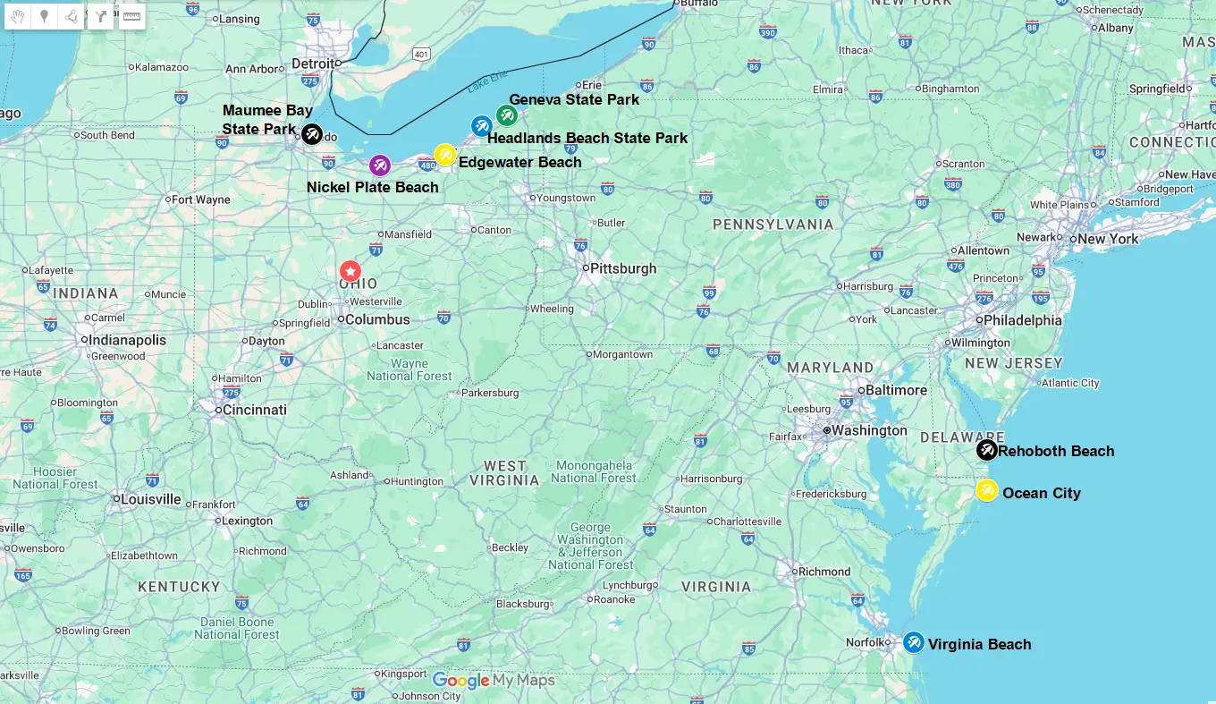 The 5 Closest Beaches to Ohio 1 The 5 Closest Beaches to Ohio