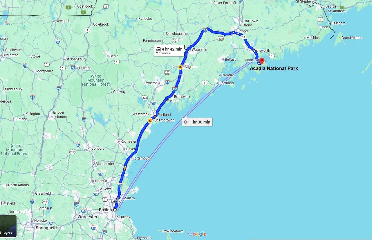 Boston to Acadia National Park: A Road Trip Guide to Maine’s Coastal Gem 1 Boston to Acadia National Park Road Trip