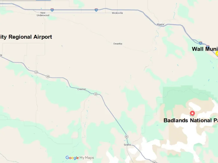 Closest Airport to Badlands National Park