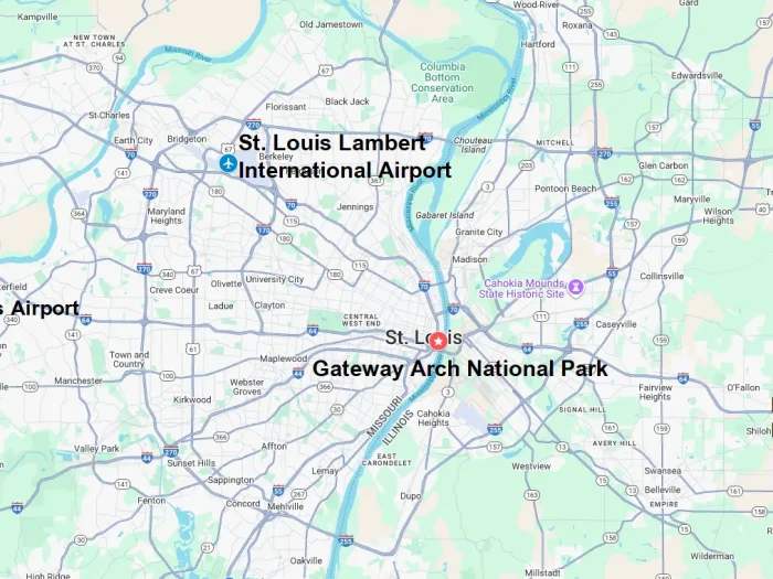 The Closest Airport to Gateway Arch National Park