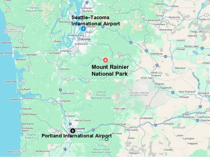 The Closest Airport to Mount Rainier National Park 2 The Closest Major Airport to Mount Rainier National Park