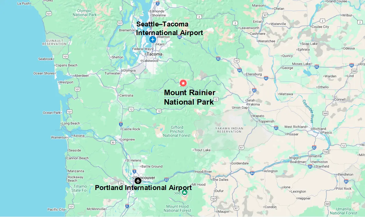 The Closest Airport to Mount Rainier National Park 1 The Closest Major Airport to Mount Rainier National Park