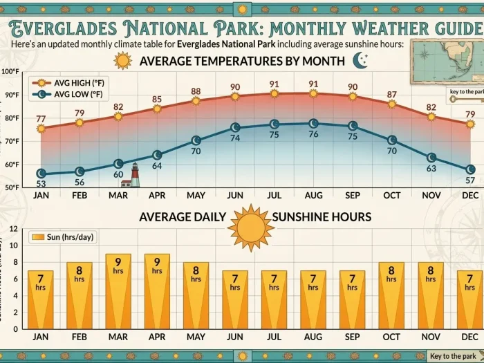 Everglades National Park Weather by Month 2 Everglades National Park Weather by Month