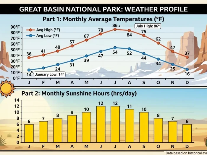 Great Basin National Park Weather by Month