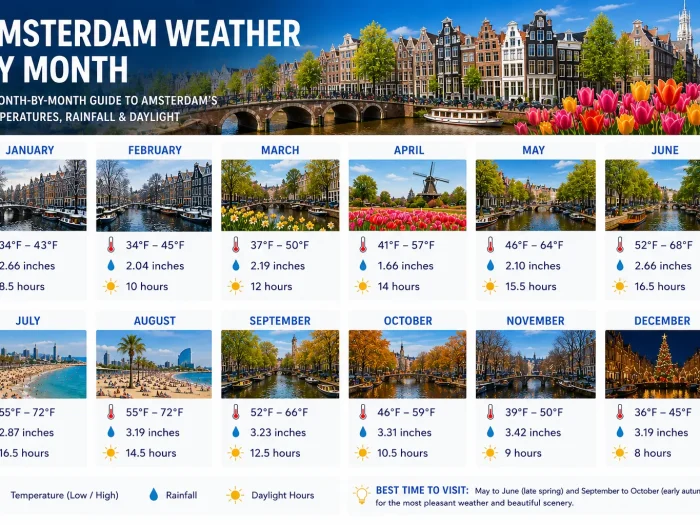 Amsterdam Weather by Month 1 Amsterdam Weather by Month