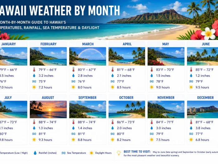 Hawaii Weather by Month - Hawaii’s Climate