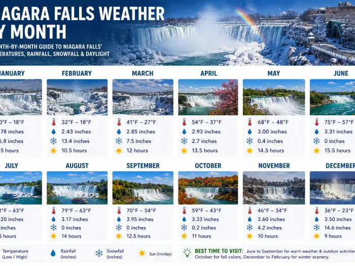 Niagara Falls Weather by Month 2 Niagara Falls Weather by Month