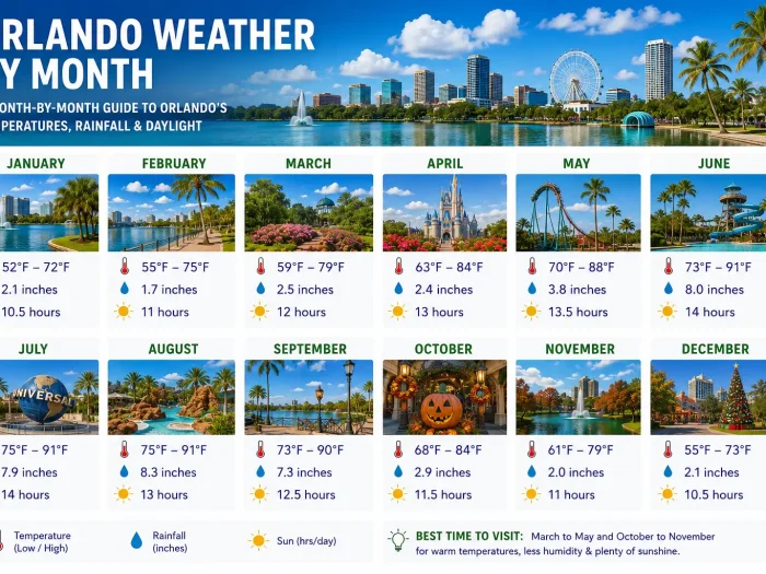 Orlando Weather by Month: A Complete Guide for Travelers Orlando Weather by Month