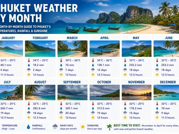 Phuket Weather by Month 2 Phuket Weather by Month