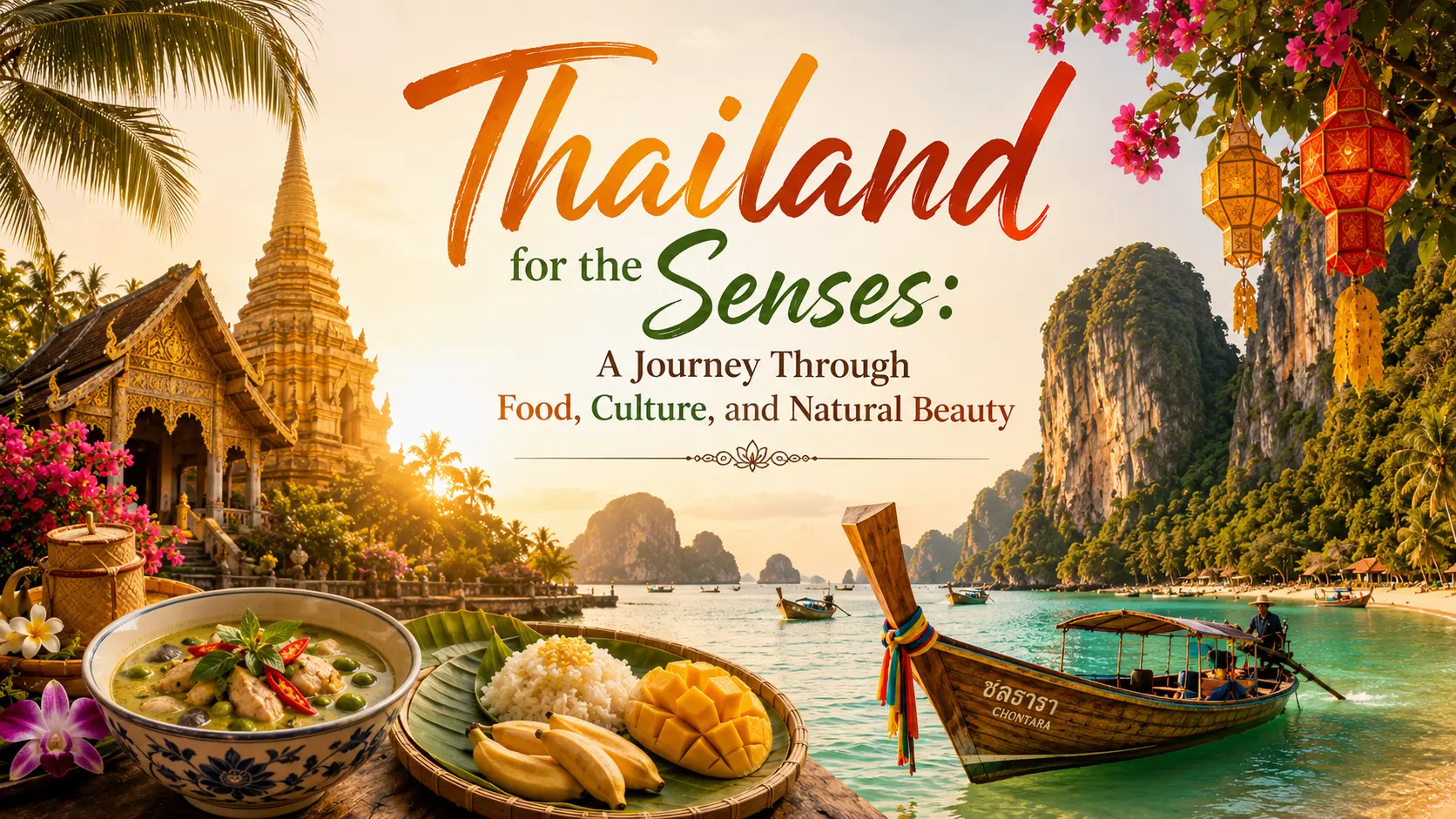 Thailand for the Senses: A Journey Through Food, Culture, and Natural Beauty 1 Thailand for the Senses A Journey Through Food Culture and Natural Beauty