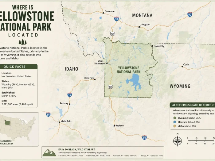 Where Is Yellowstone National Park Located