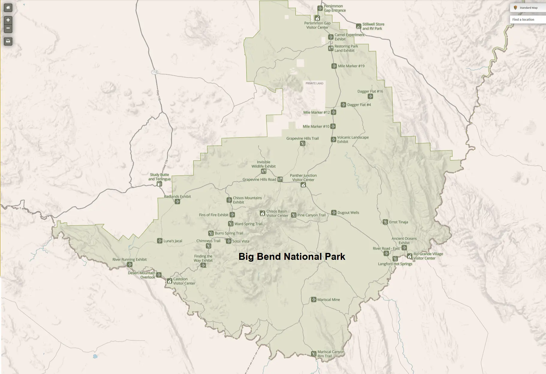 Big Bend National Park Map Guide: How to Read the Park Map and Plan Your Visit 1 Big Bend National Park Map