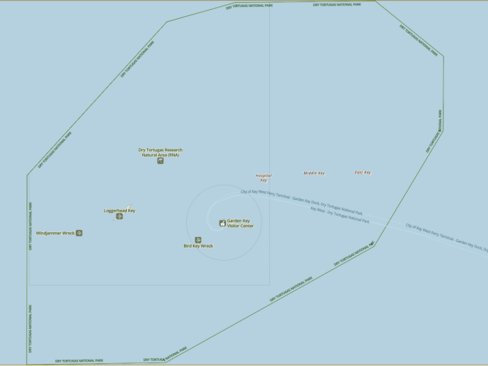 Dry Tortugas National Park Map: The Complete Visitor's Guide 1 Dry Tortugas National Park