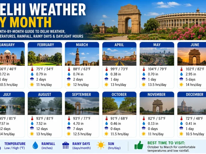 Delhi Weather by Month 2 Delhi Weather by Month