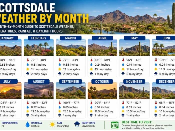 Scottsdale Weather by Month: A Complete Guide for Travelers Scottsdale Weather by Month