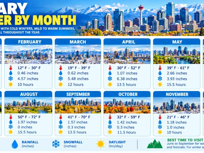 Calgary Weather by Month 2 Calgary Weather by Month