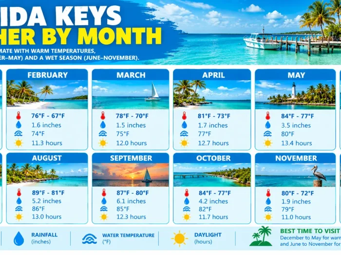 Florida Keys Weather by Month