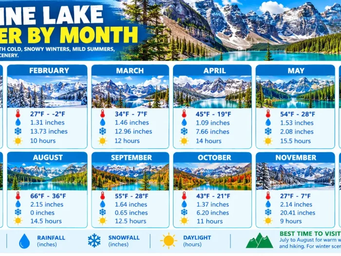 Moraine Lake Weather by Month 1 Moraine Lake Weather by Month