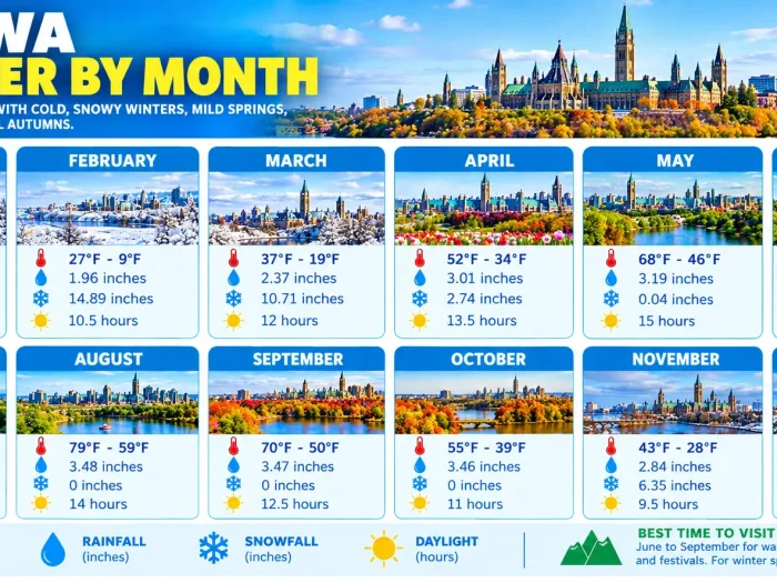 Ottawa Weather by Month 2 Ottawa Weather by Month