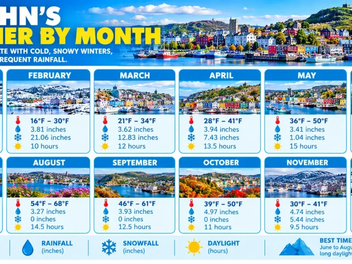 St. John's Weather by Month 2 St. John's Weather by Month