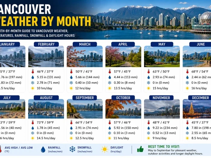 Vancouver Weather by Month 1 Vancouver Weather by Month