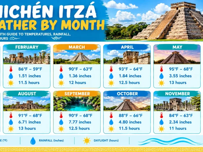 Chichén Itzá Weather by Month 2 Chichén Itzá Weather by Month
