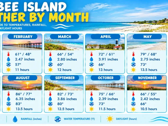 Tybee Island Weather by Month